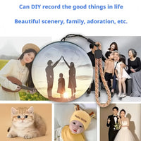 Customizable video glass ball DIY art glass ball lamp - spherical pixel display, detachable video and sound game screen